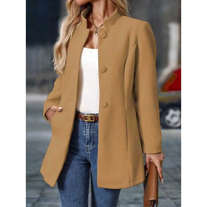 Ingrid | Elegant Stand-Collar Coat