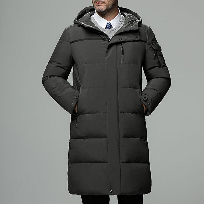 Gilbert | Hooded Longline Puffer Coat