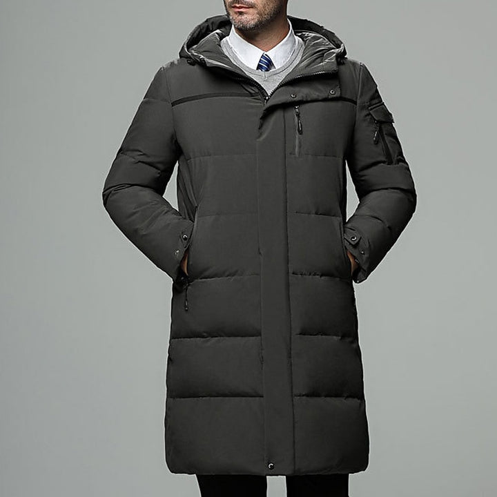 Gilbert | Hooded Longline Puffer Coat