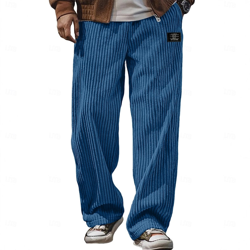 Fraser | Relaxed Ribbed Trousers