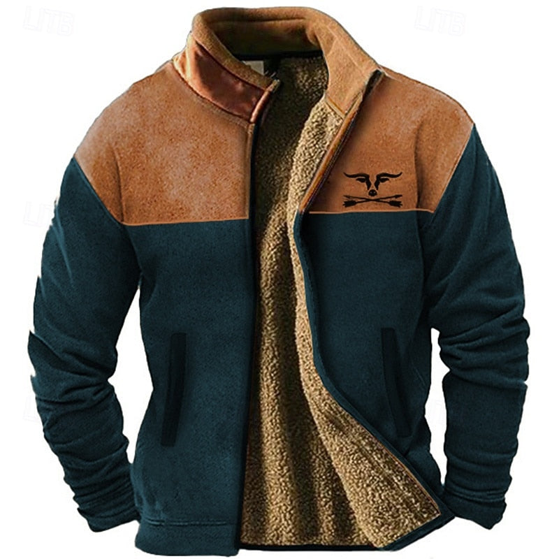 Rhodes | Fleece-Lined Colour Block Jacket