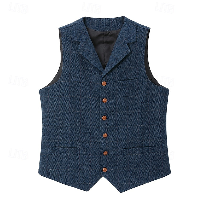 Atticus | Tailored Herringbone Waistcoat