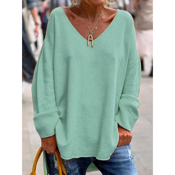 Aurelia | Relaxed V-Neck Pullover