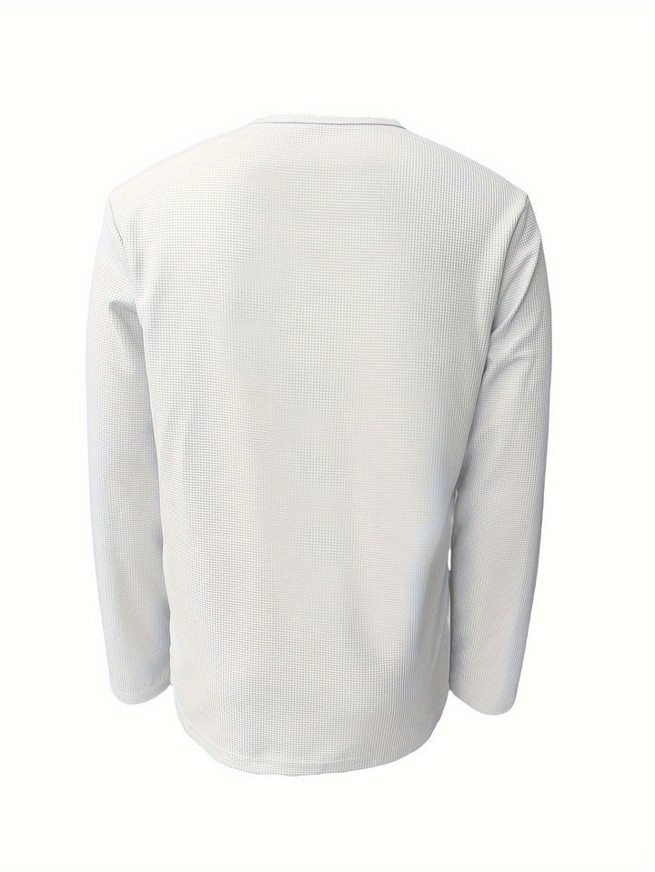Lincoln | Textured Henley Shirt