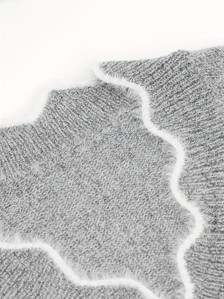Lydia | Colour-Block V-Neck Sweater