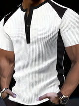 Bradford | Textured Contrast Henley