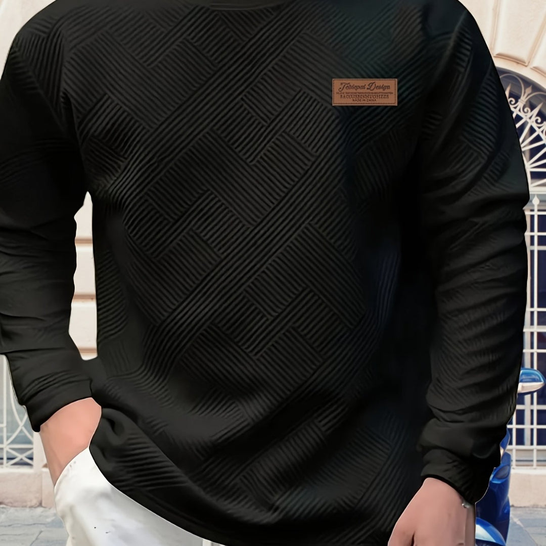 Camden | Textured Crew Neck Sweatshirt