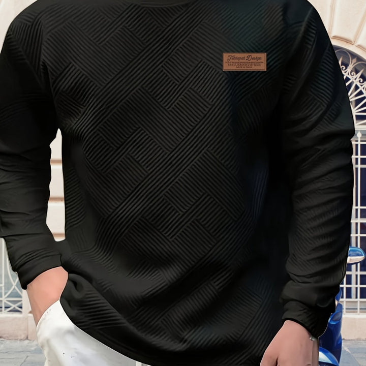 Camden | Textured Crew Neck Sweatshirt