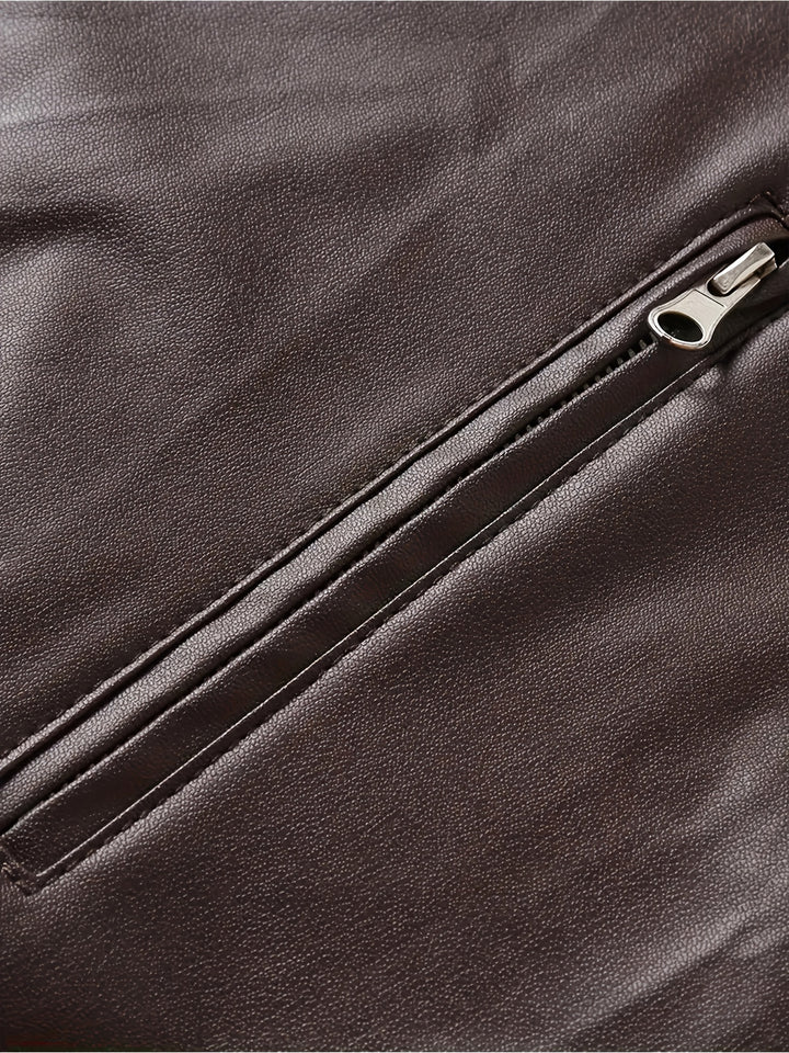Blake | Classic Stand-Collar Moto Jacket