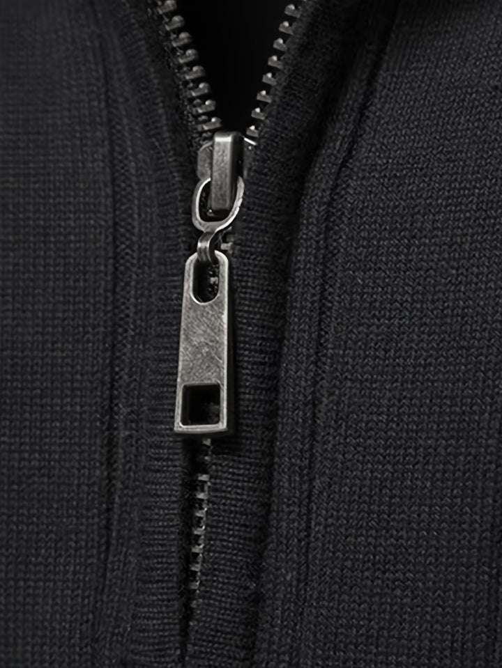 Camden | Ribbed Quarter-Zip Sweater