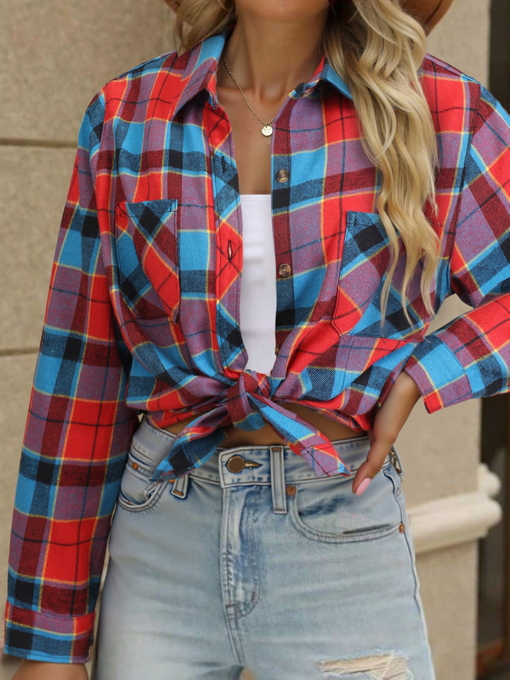 Everly | Checked Button-Up Shirt