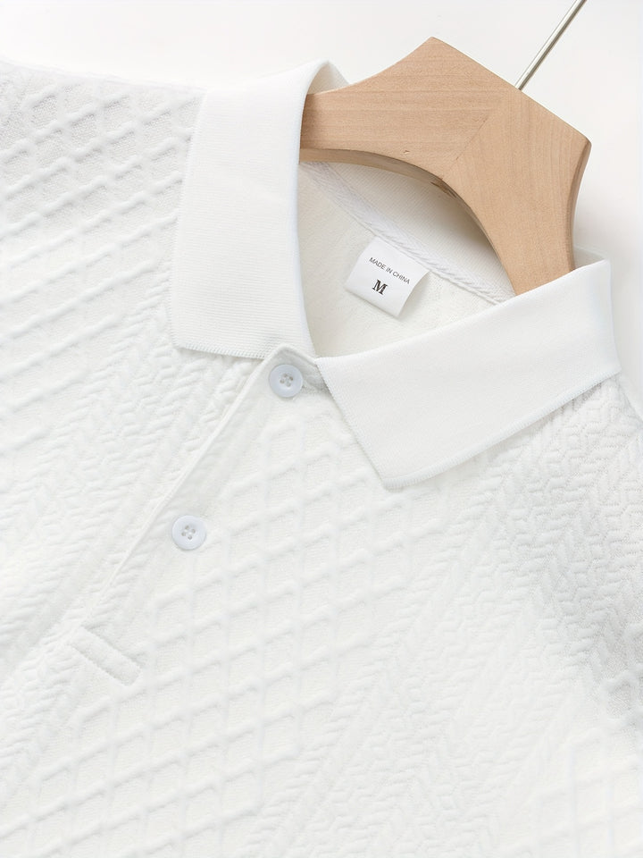 Harrington | Textured Business Polo Shirt