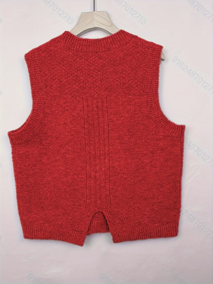 Eliza | Cable-Knit Vest