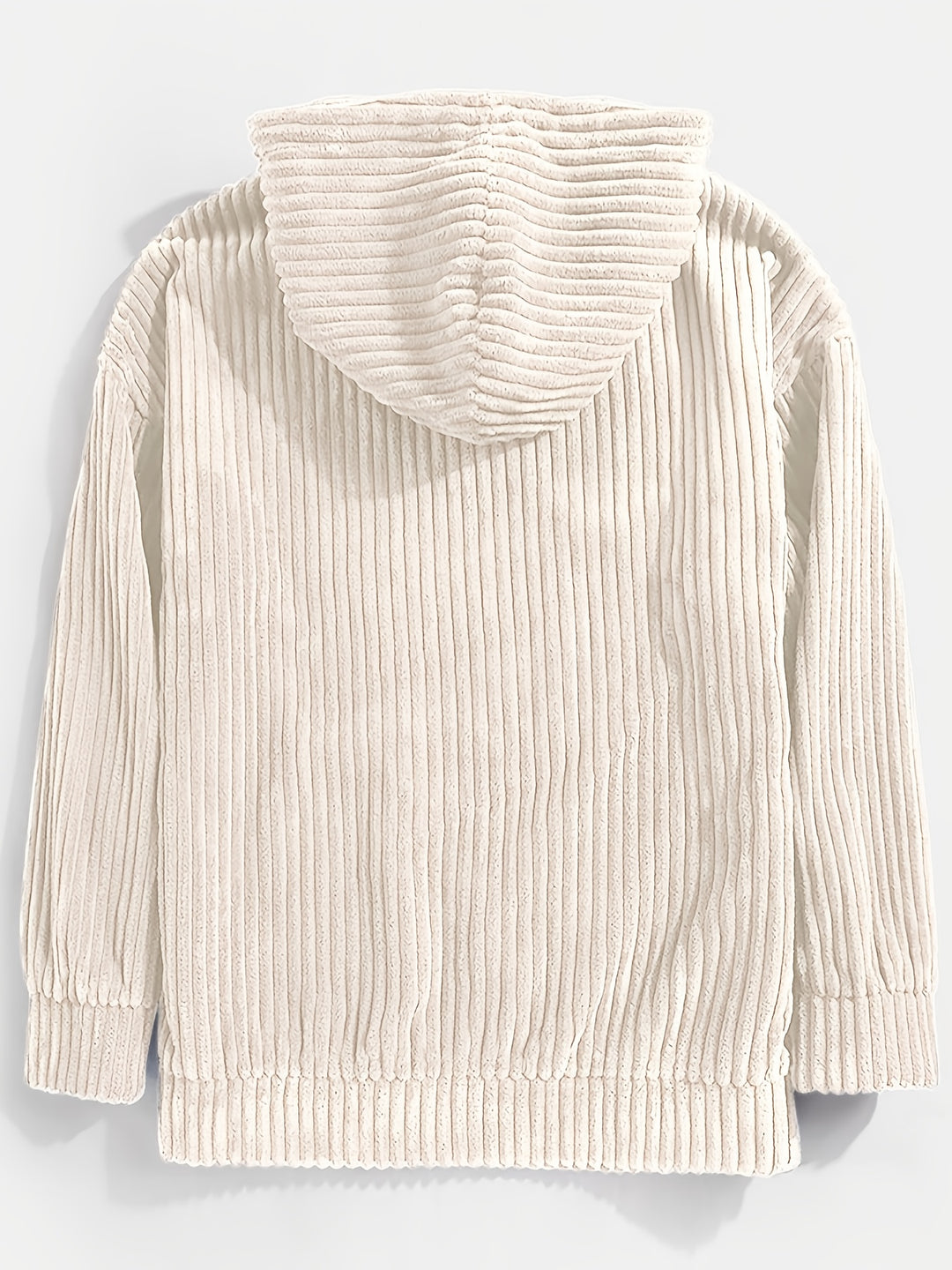 Lawrence | Ribbed Textured Hoodie