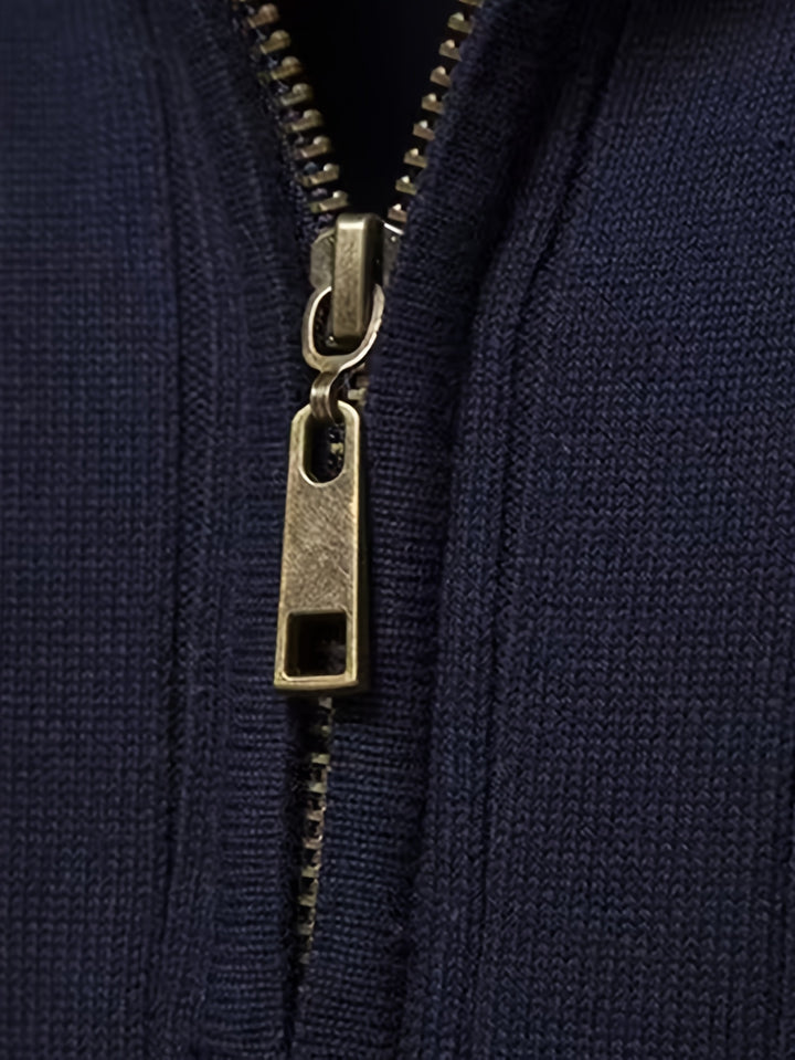 Camden | Ribbed Quarter-Zip Sweater