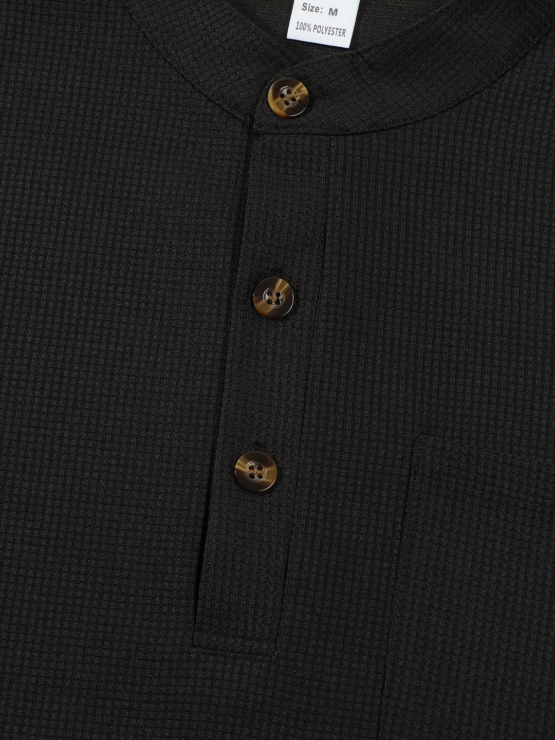 Dawson | Textured Long-Sleeve Henley Shirt