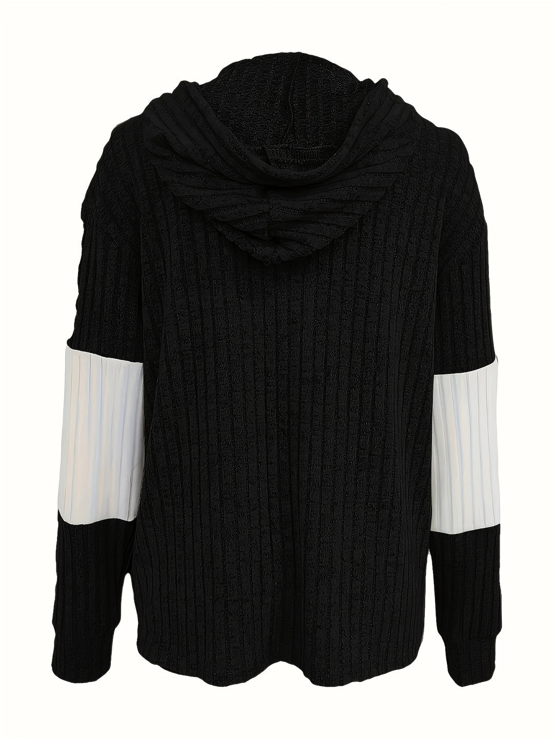 Georgiana | Ribbed Zip-Up Hoodie