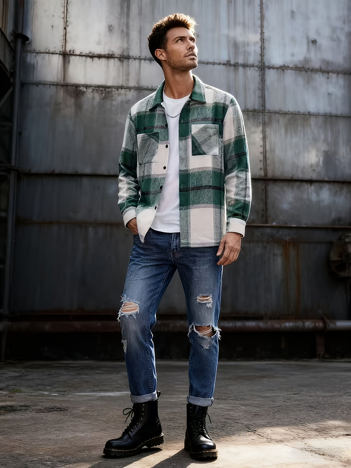 Wade | Rugged Checked Overshirt