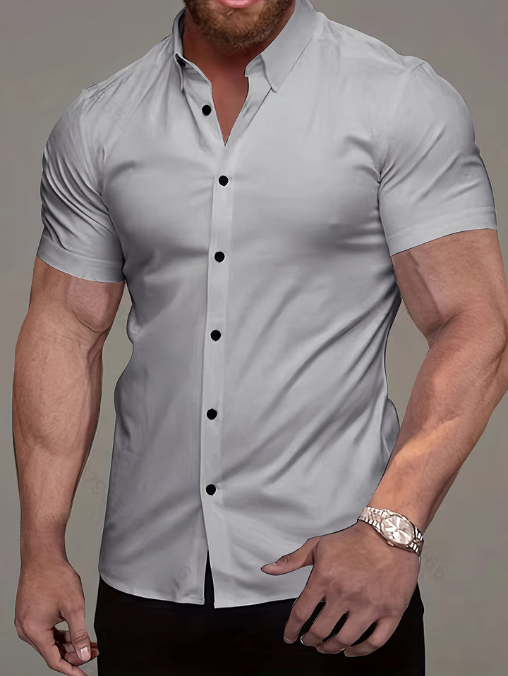 Ashton | Classic Muscle Button Shirt