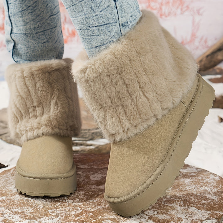 Elspeth | Cosy Platform Winter Boots