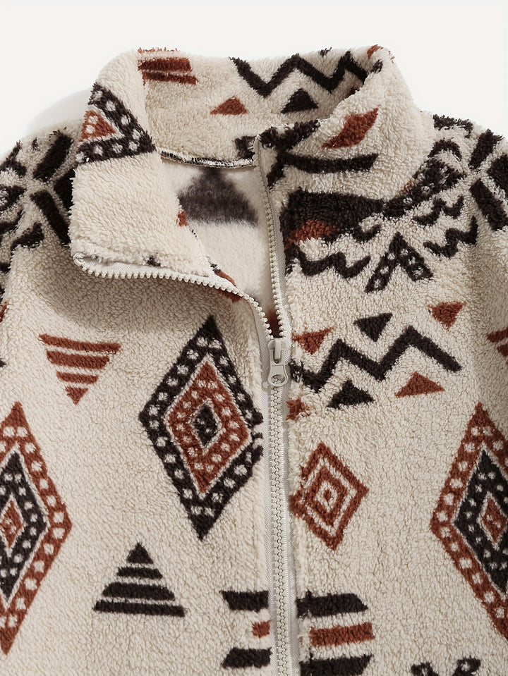 Lorraine | Patterned Zip-Up Jacket