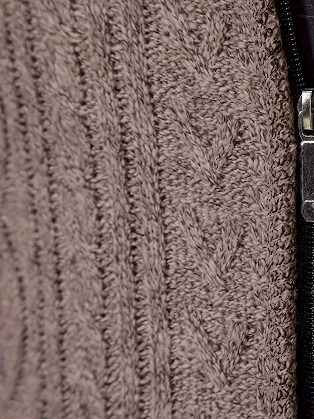 Edmund | Textured Stand-Collar Zip Cardigan
