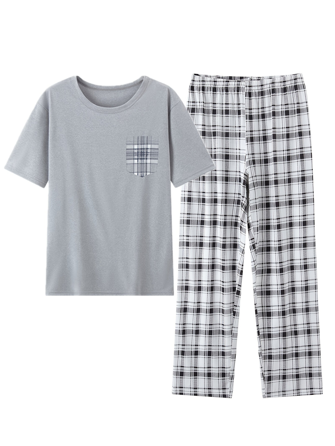 Miles | Relaxed Checked Two-Piece Set