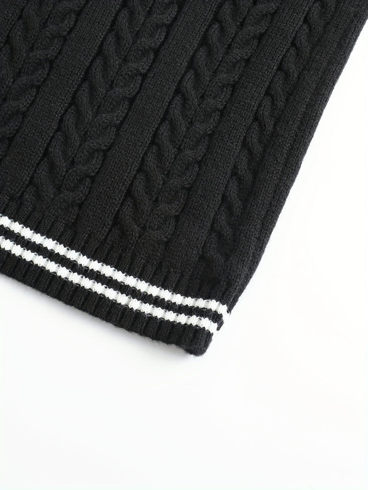 Lionel | Classic Cable-Knit Sweater Vest