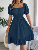 Mariselle | Stylish Puff Sleeves Dress