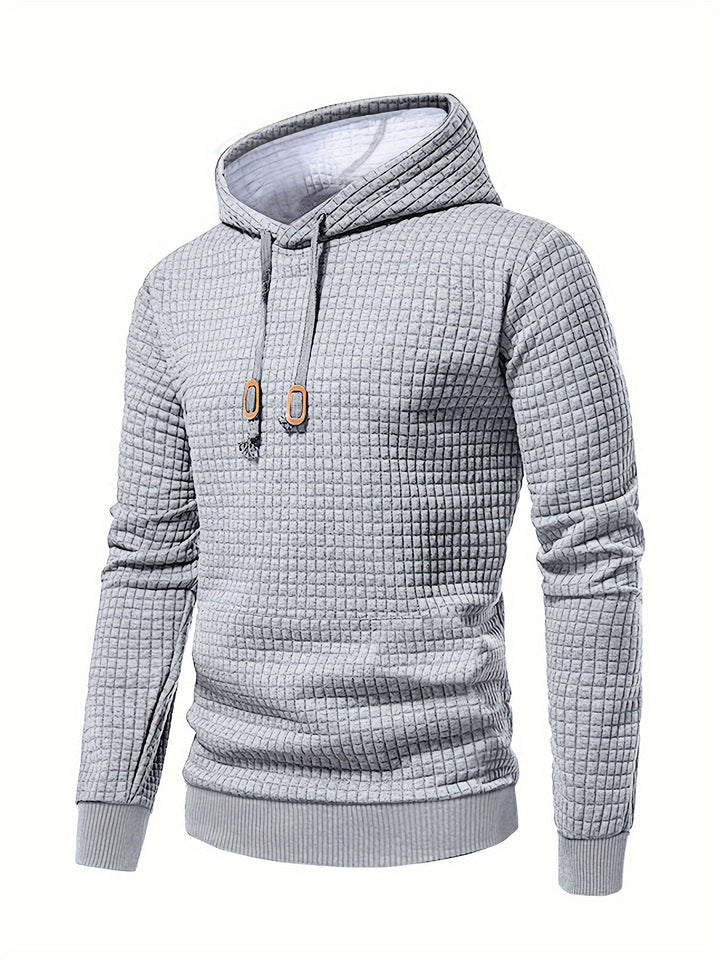 Quentin | Textured Hooded Sweatshirt