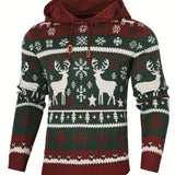 Nicholas | Christmas Reindeer Hooded Jumper