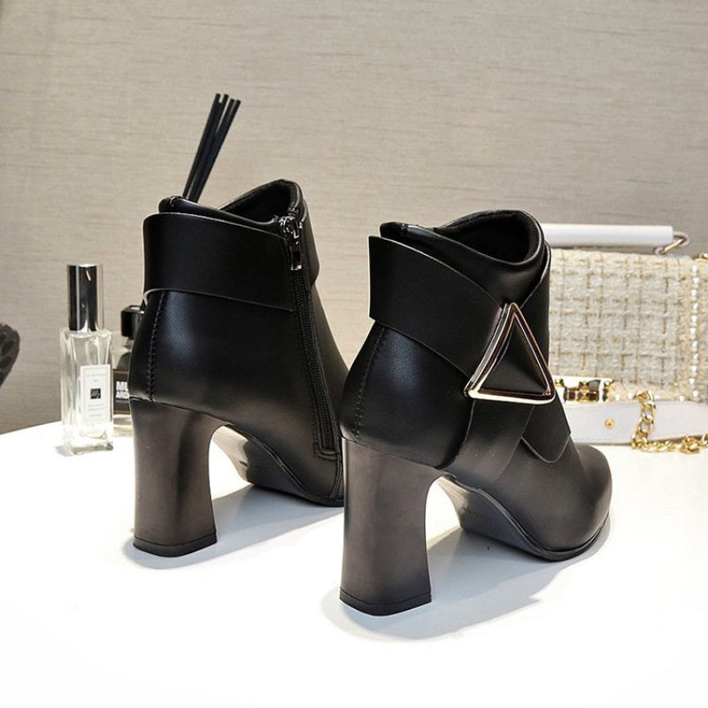 Adele | Refined Heeled Ankle Boots