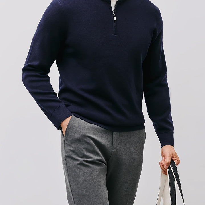 Silas | Refined Half-Zip Sweater