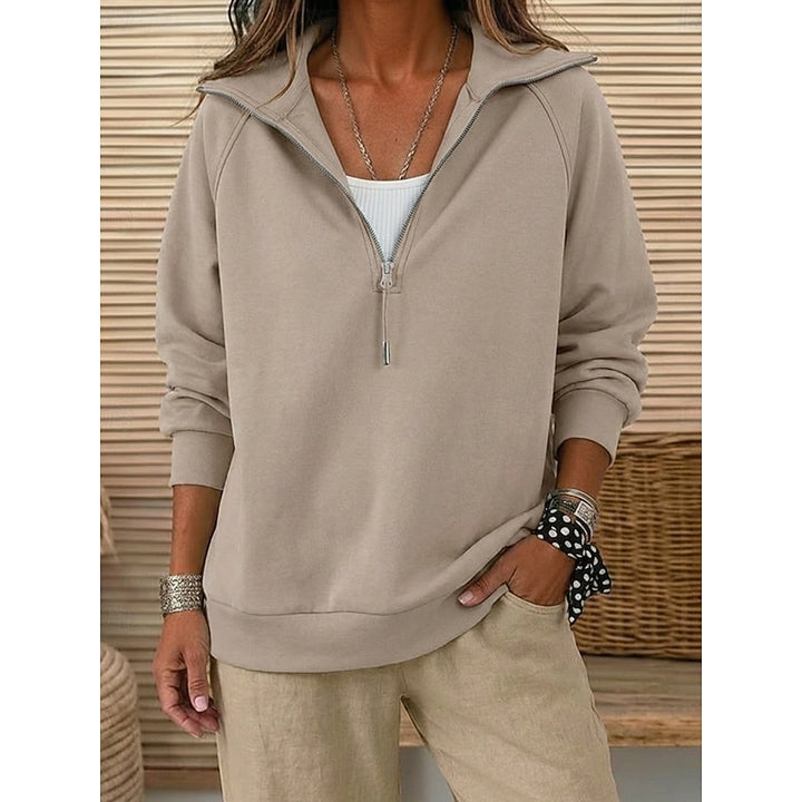 Anthea | Relaxed Quarter-Zip Pullover