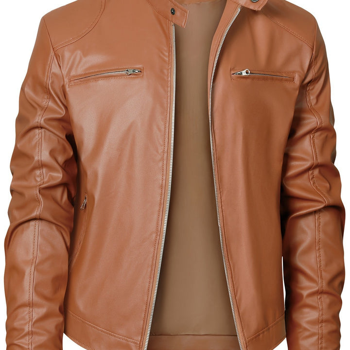Wallace | Stand-Collar Moto Jacket