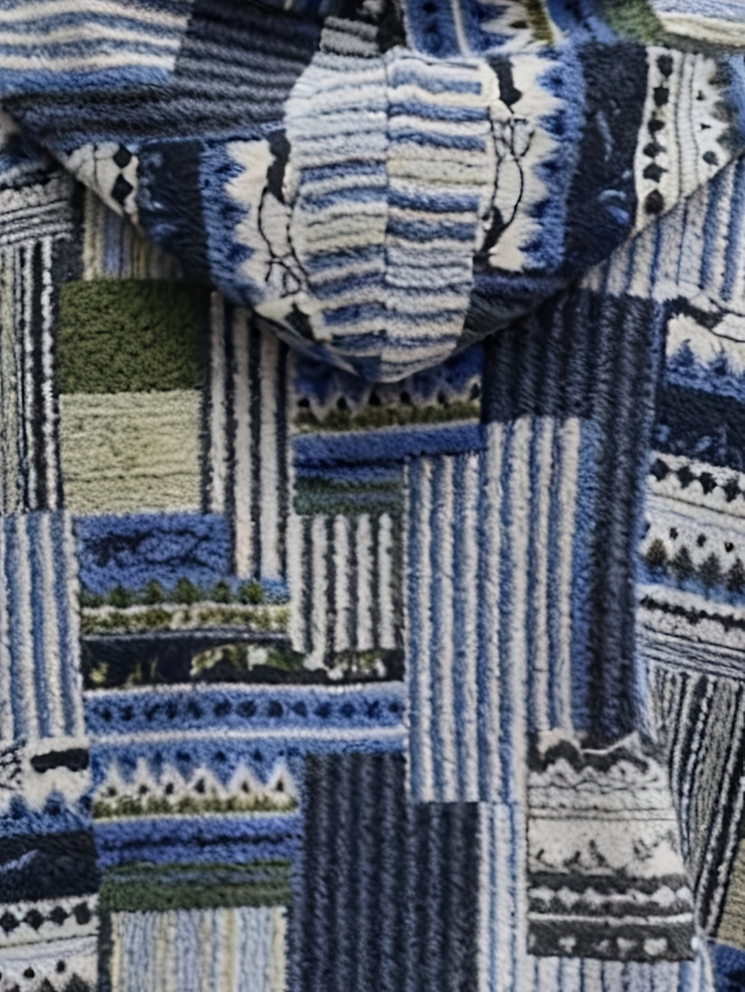 Desmond | Cosy Patterned Half-Zip Pullover