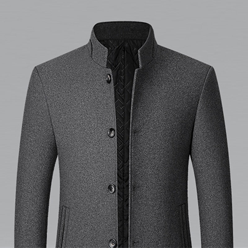 Everard | Tailored Stand-Collar Coat