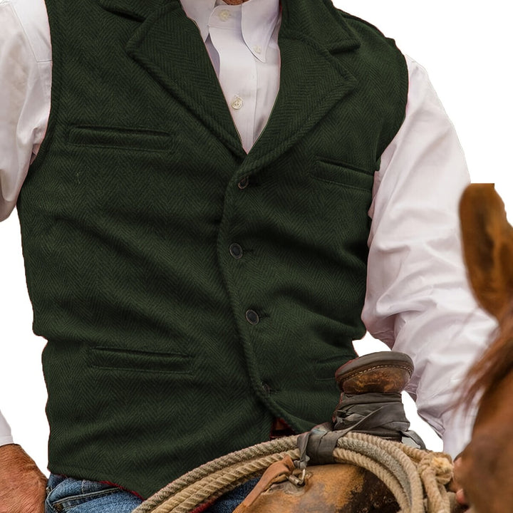 Rhodes | Heritage Herringbone Waistcoat