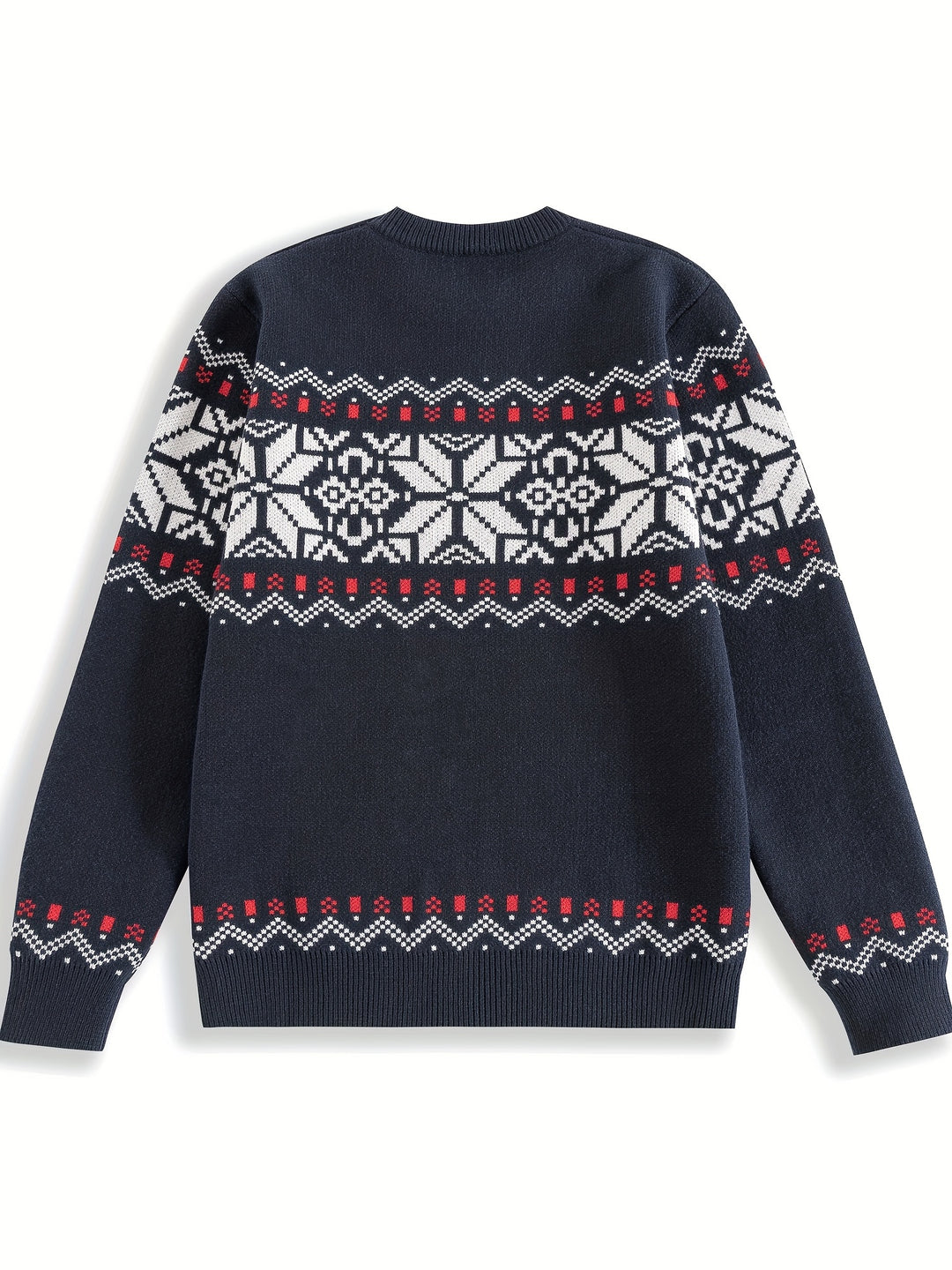 Fabian | Nordic Patterned Crewneck Sweater
