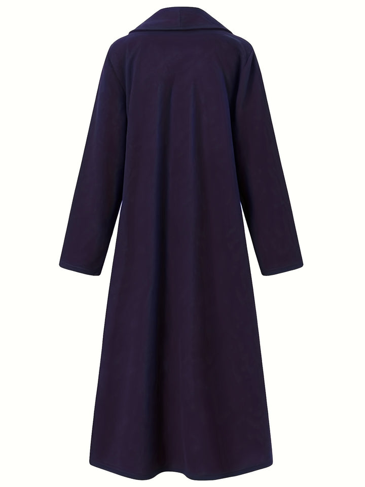Gwendolyn | Draped Longline Coat