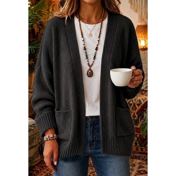 Edith | Relaxed Open-Front Cardigan