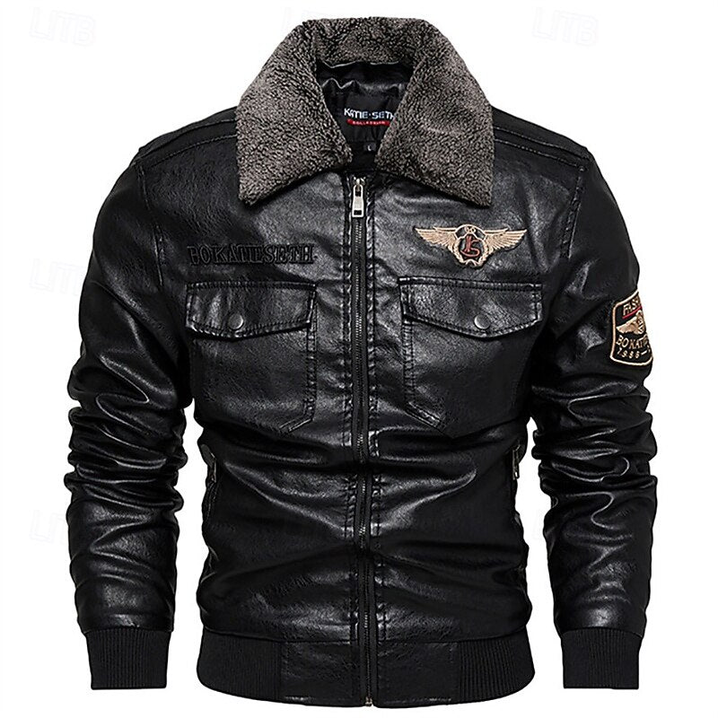 Ellery | Rugged Aviator Jacket