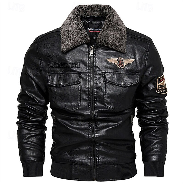 Ellery | Rugged Aviator Jacket