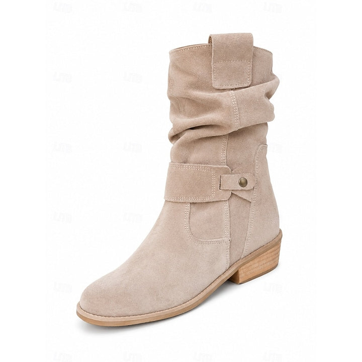 Josephine | Slouchy Block-Heel Ankle Boots