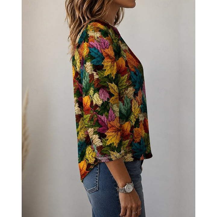 Katherine | Vintage Botanical Print Top