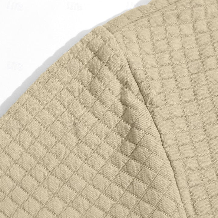 Merrick | Textured Hooded Pullover Hoodie