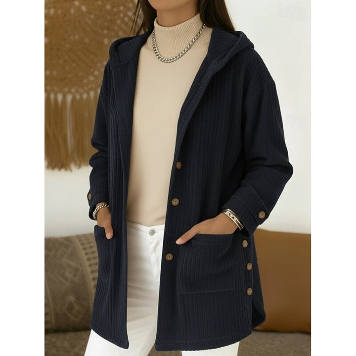 Sylvia | Hooded Longline Coat