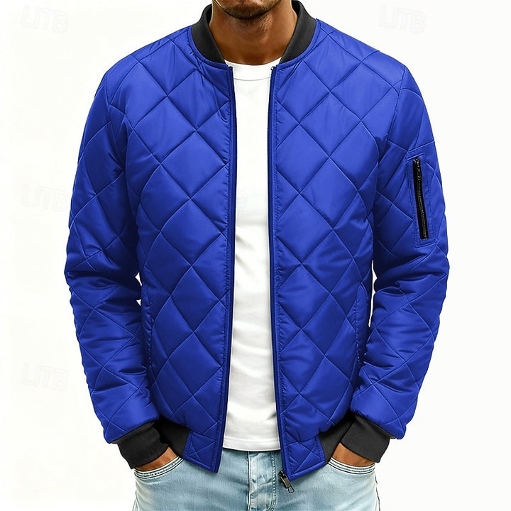 Cole | Quilted Bomber Jacket