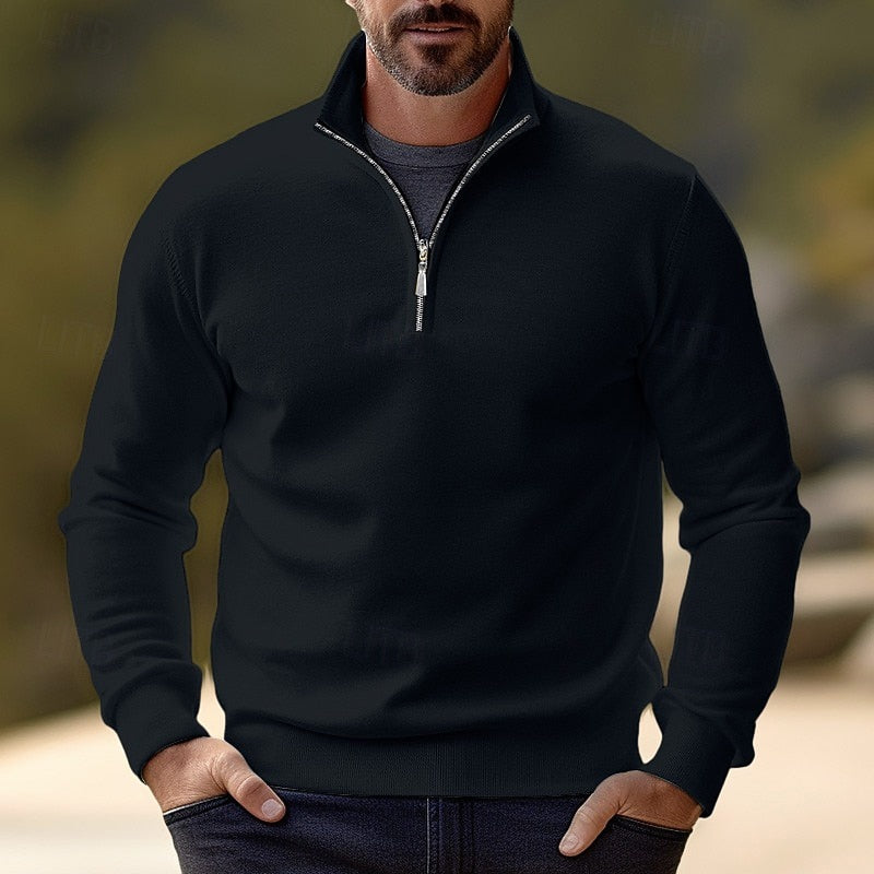 Gregor | Refined Half-Zip Pullover