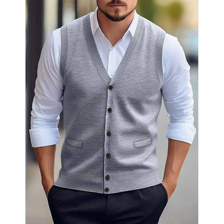 Coleman | Refined V-Neck Sweater Vest